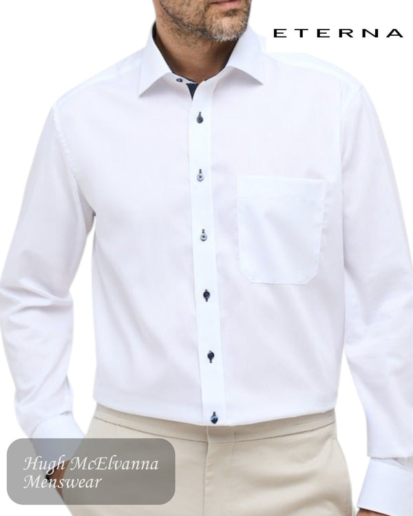 ETERNA COMFORT Fit Oxford Shirt - 8100 00 E137 - Hugh McElvanna Menswear