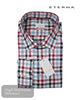 Eterna Comfort Fit Red Check Shirt | 1384 50 E19K - Hugh McElvanna Menswear