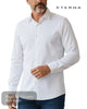 Eterna Men's Slim Fit White Formal Shirt | 1100 - 00 - F170 - Hugh McElvanna Menswear