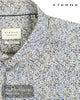 ETERNA Modern Fit Blue Print Shirt – 4391 - 12_X17V - Hugh McElvanna Menswear