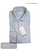 Eterna Modern Fit Blue Striped Shirt - Hugh McElvanna Menswear