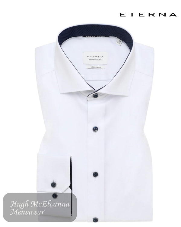 ETERNA MODERN Fit Cover Shirt - 8819 00 X15V - Hugh McElvanna Menswear