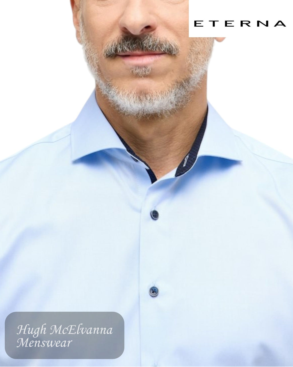 ETERNA MODERN Fit Cover Shirt - 8819 10 X15V - Hugh McElvanna Menswear