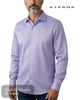 Eterna Modern Fit Lilac Herringbone Shirt - 1179 - 90_X18K - Hugh McElvanna Menswear