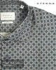 ETERNA Modern Fit Navy Print Shirt – 4396 - 17_X18K - Hugh McElvanna Menswear