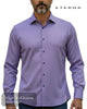 Eterna Modern Fit Purple Micro Pattern Shirt - 1178 - 94_X17V - Hugh McElvanna Menswear
