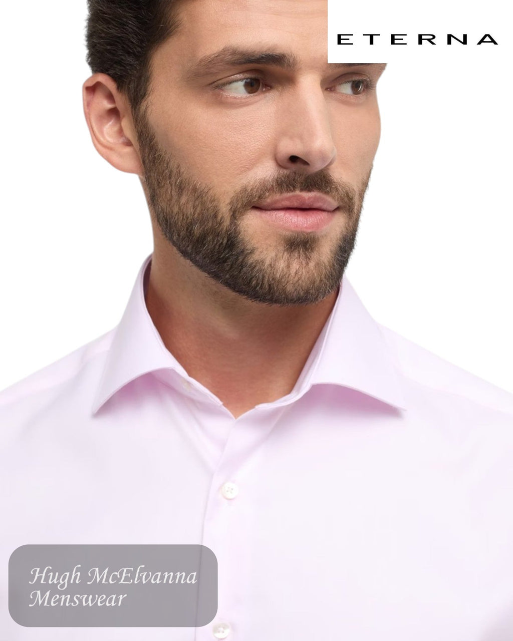 Eterna Modern Fit Rose Cover Shirt – 881750X18K - Hugh McElvanna Menswear