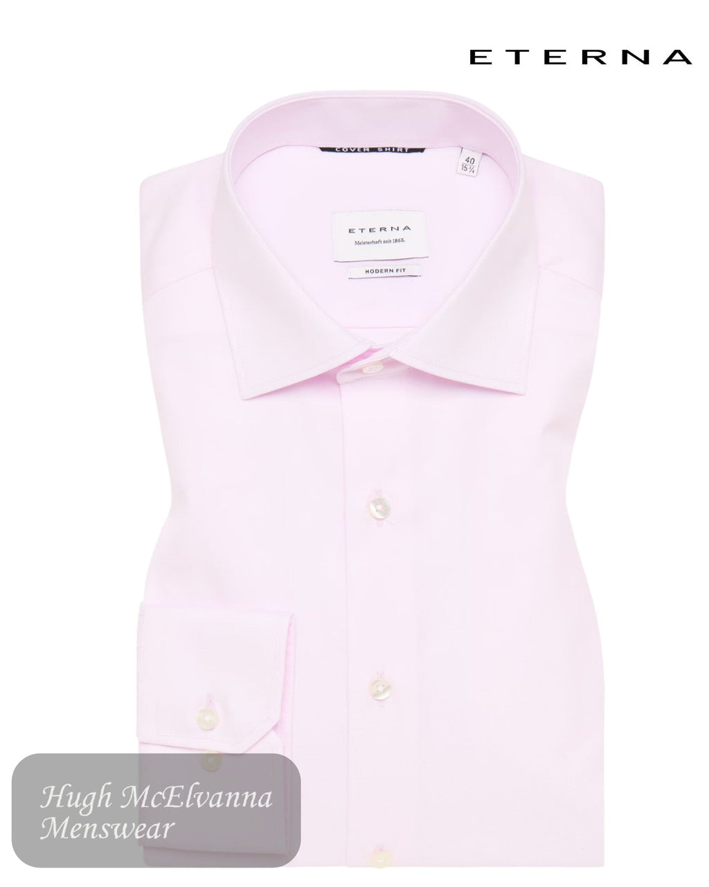 Eterna Modern Fit Rose Cover Shirt – 881750X18K - Hugh McElvanna Menswear