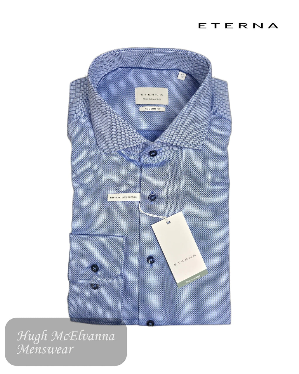 Eterna Modern Fit Shirt – 1178 - 14_X17V - Hugh McElvanna Menswear