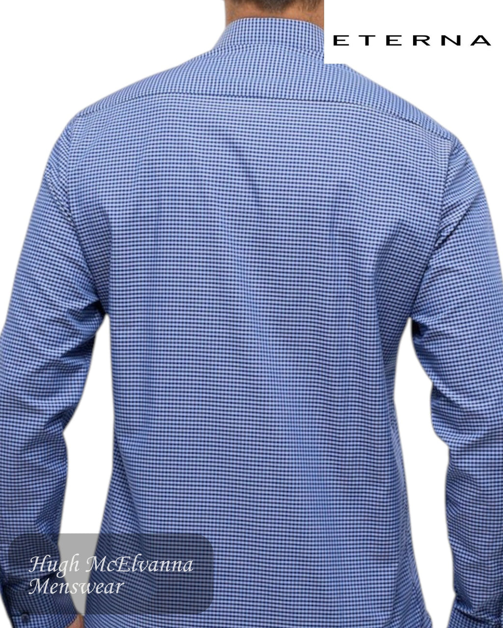 ETERNA MODERN Fit Vichy Check Shirt - 8913 09 X146 - Hugh McElvanna Menswear