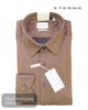 Eterna Plain Modern Fit Shirt 1049/29 X171 in Brown - Hugh McElvanna Menswear