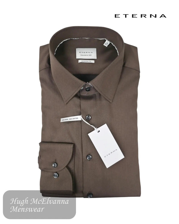 ETERNA Uomo Textured Shirt Modern Fit 1/1 White 41_H_1/1 ETERNA Uomo Textured Shirt Modern Fit 1/1 White 41_H_1/1