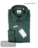 Eterna Plain Modern Fit Shirt 1049/49 X171 in Dark Green - Hugh McElvanna Menswear