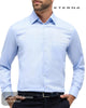 Eterna Shirt Natté – Light Blue | Modern Fit - Hugh McElvanna Menswear