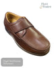 Fleet & Foster FRED – Extra Wide Velcro Fastening Men's Moccasin Shoe - Hugh McElvanna Menswear