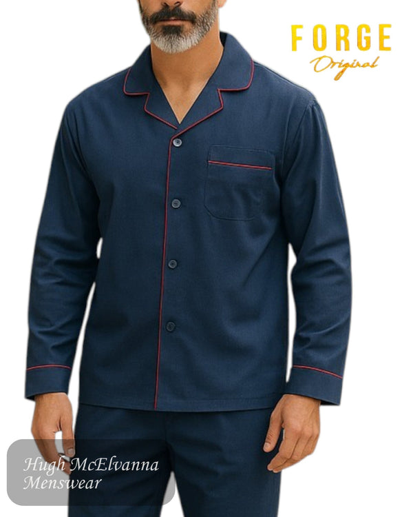 Forge Cotton Rich Pyjama Set - F814T - Hugh McElvanna Menswear