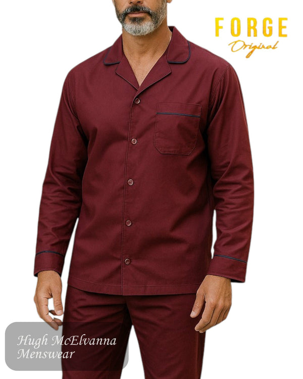 Forge Cotton Rich Pyjama Set - F814T - Hugh McElvanna Menswear