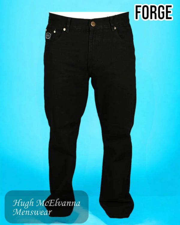 Forge F101 Black Denim Work Jean - Hugh McElvanna Menswear