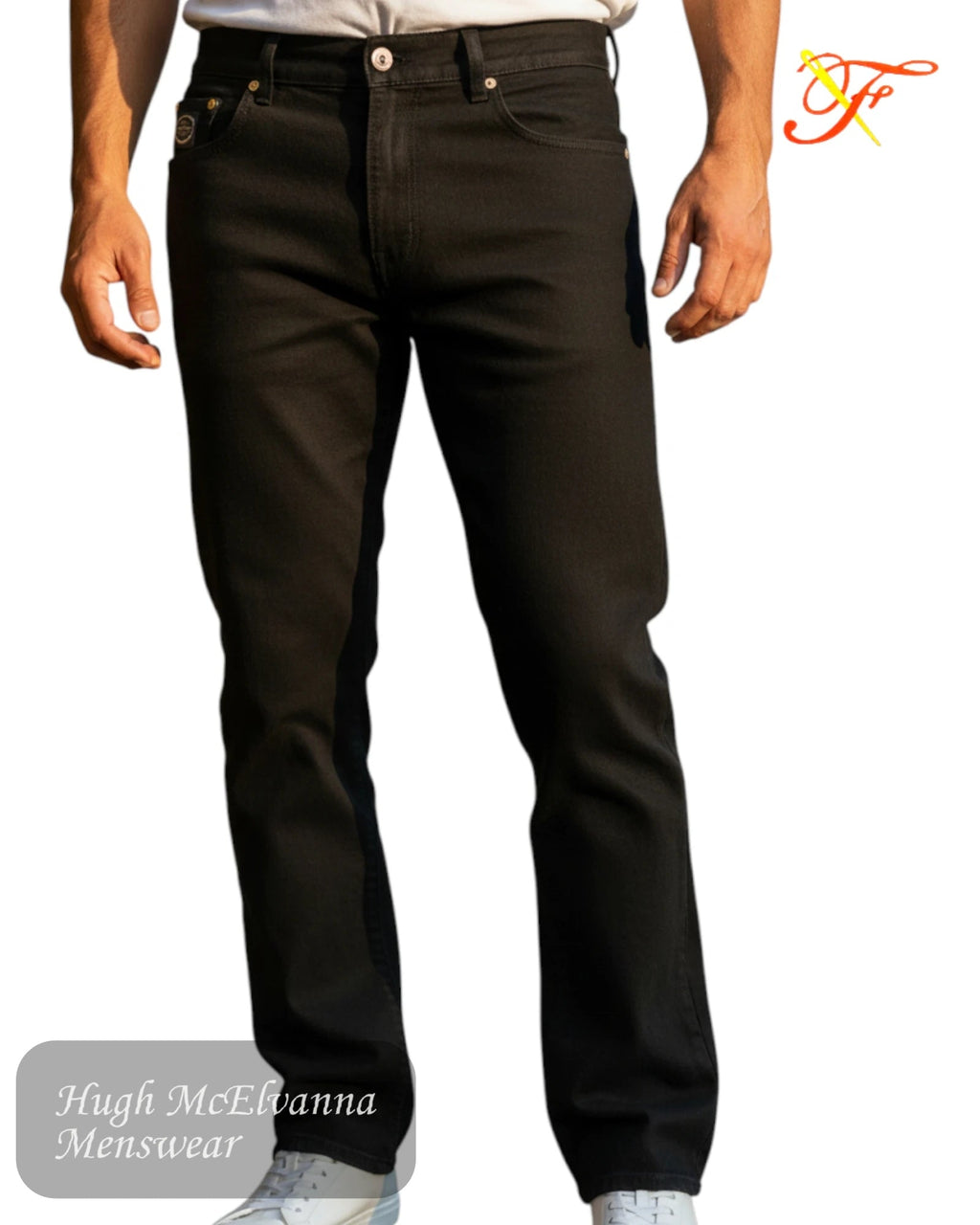 Forge F101 Black Denim Work Jean - Hugh McElvanna Menswear