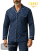 Forge Navy Patterned Pyjamas – F815T - Hugh McElvanna Menswear