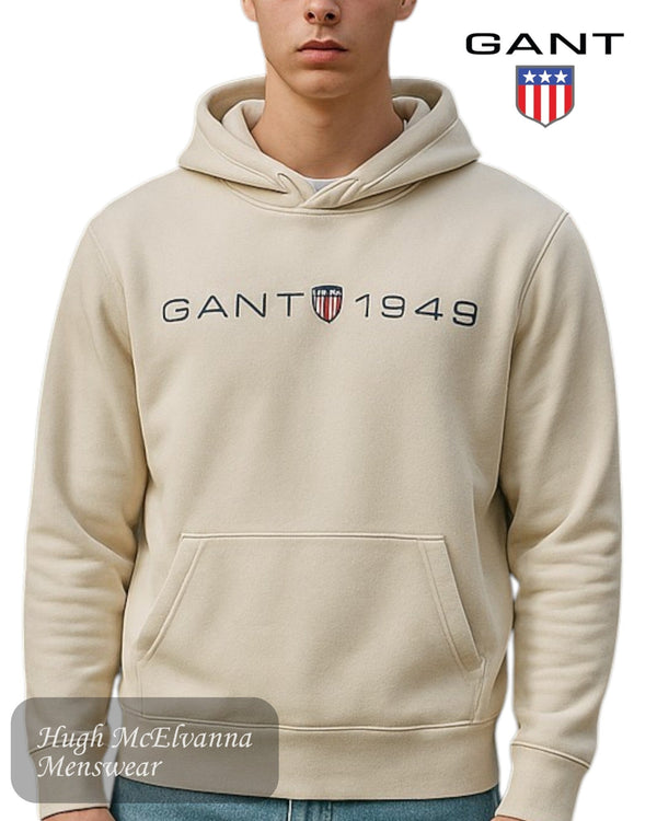 GANT 1949 Archive Shield Hoodie - Hugh McElvanna Menswear
