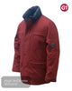 Gate One Wine Padded Coat | 552/69 - Hugh McElvanna Menswear