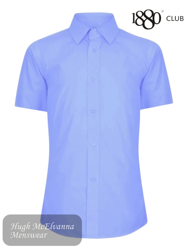 Girls 1880 Club Blue Short Sleeve Blouse Twin Pack – Slim Fit – Style 25306G/22 - Hugh McElvanna Menswear