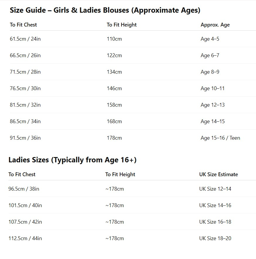 Girls 1880 Club Blue Short Sleeve Blouse Twin Pack – Slim Fit – Style 25306G/22 - Hugh McElvanna Menswear