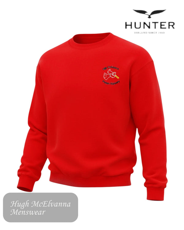 Granemore Pre School Red Sweatshirt by Hunter Style: 2601 - Hugh McElvanna Menswear