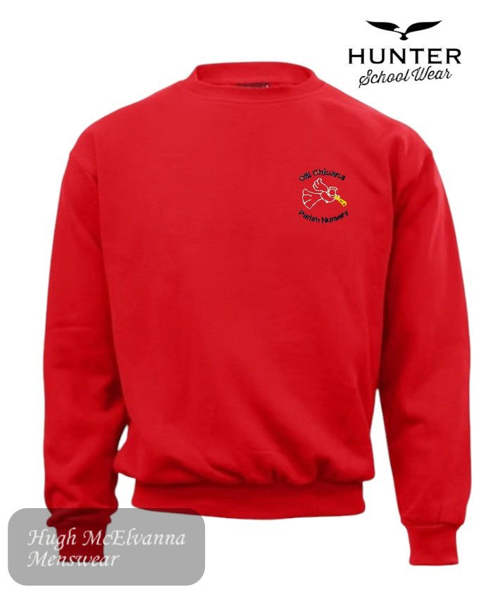 Granemore Pre School Red Sweatshirt by Hunter Style: 2601 - Hugh McElvanna Menswear