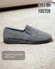 Grey Check Slippers - MITCHELL - Hugh McElvanna Menswear