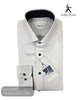 Herbie Frogg 52161 White Cover Shirt with Navy Trim - Hugh McElvanna Menswear - Shirt