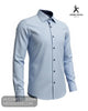 Herbie Frogg 52162 Sky Blue Cover Shirt with Navy Trim - Hugh McElvanna Menswear - Shirt