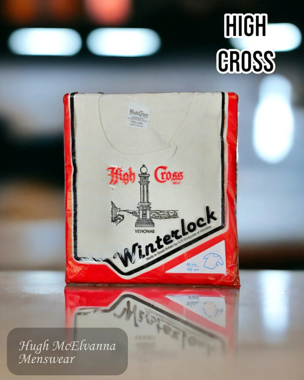 High Cross Winterlock Round Neck T-Shirt - Hugh McElvanna Menswear