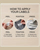 High - Quality Printed Iron On Name Labels - Hugh McElvanna Menswear