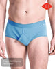 HJ Classic Light Blue Pure Cotton Fly - Front Briefs | HJ2350/3 - Hugh McElvanna Menswear