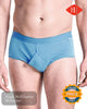 HJ Classic Light Blue Pure Cotton Fly - Front Briefs | HJ2350/3 - Hugh McElvanna Menswear