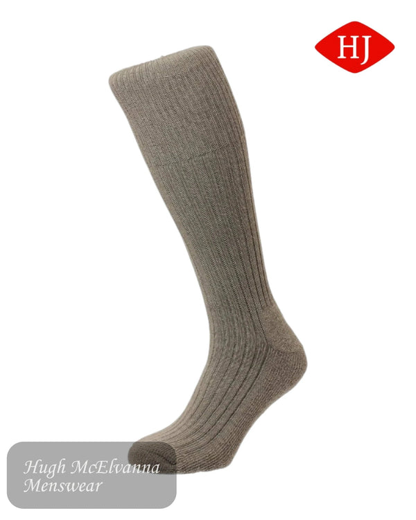 HJ Commando OATMEAL long Socks | HJ3000 - Hugh McElvanna Menswear