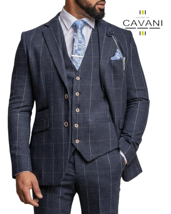 House of Cavani 'ANGELS' Charcoal Grey Suit - Hugh McElvanna Menswear