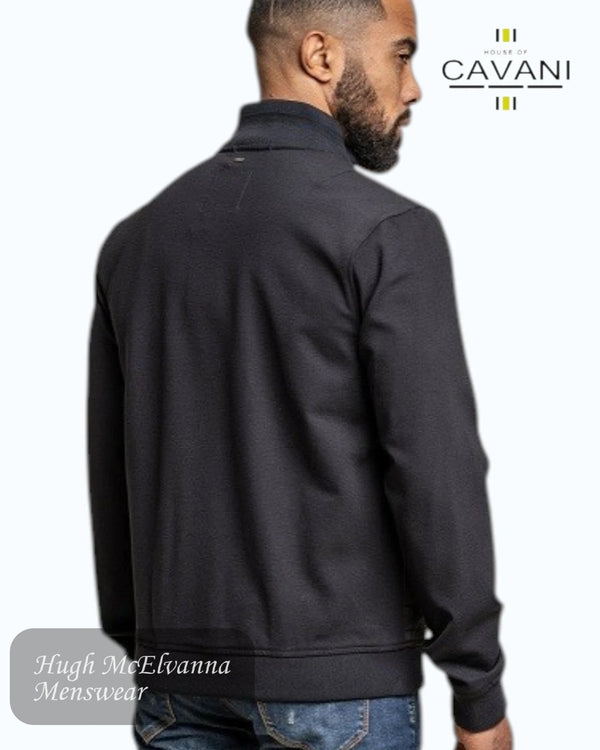House Of Cavani Black KELSEY Bomber Jacket - Hugh McElvanna Menswear