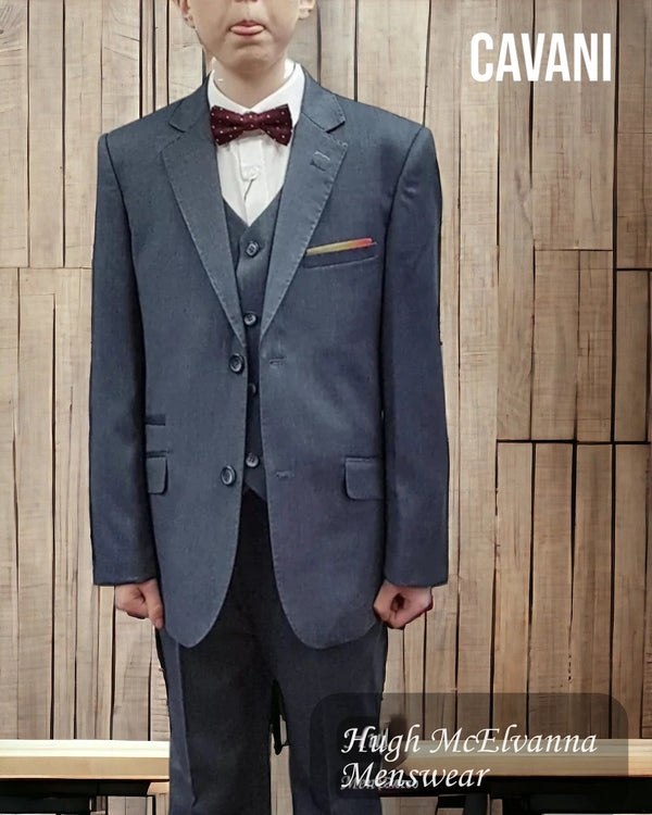 House of Cavani Boys Fashion 3Pc Suit STEELE - Hugh McElvanna Menswear