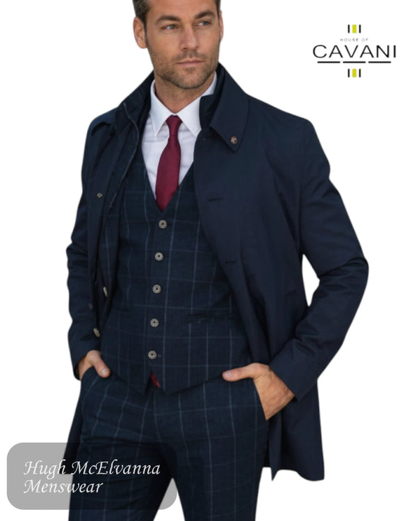 House of Cavani BRANDO navy coat