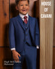 House of Cavani 'FORD' Boys Blue 3Pc Suit - Hugh McElvanna Menswear