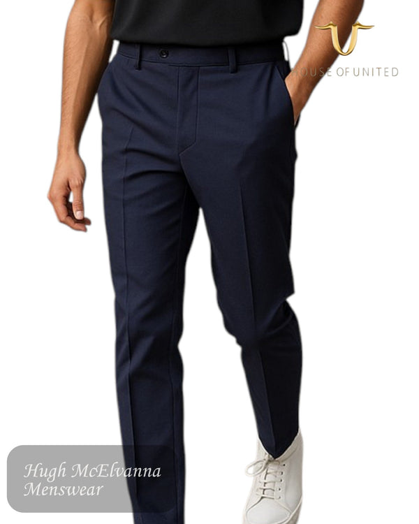 House Of United Navy Suit Trouser MP100 - Hugh McElvanna Menswear