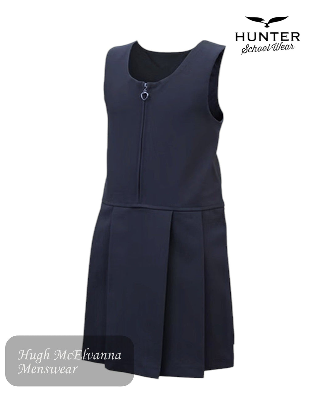 Hunter 260 Navy Pinafore | Premium Girls’ School Uniform - Hugh McElvanna Menswear