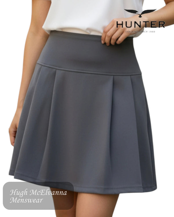 Hunter Grey T20 Girls Primary School Skirt - Hugh McElvanna Menswear