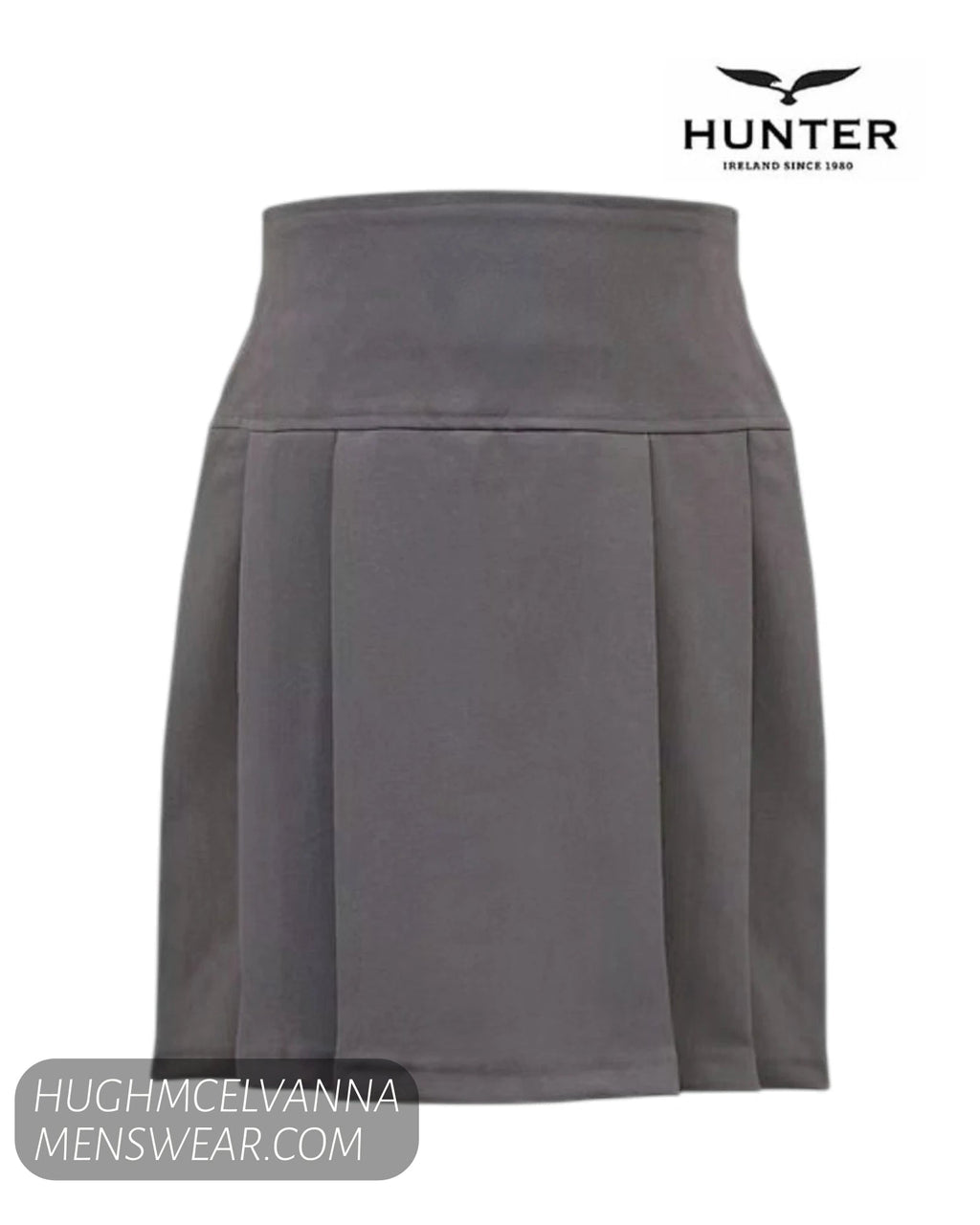 Hunter Grey T20N Girls Primary School Skirt - Hugh McElvanna Menswear