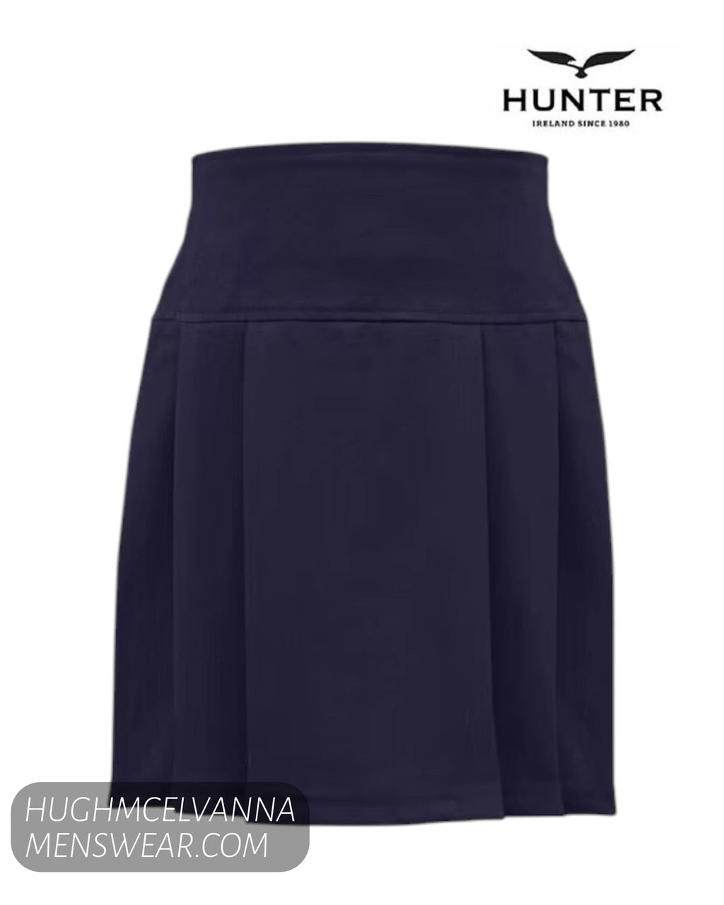 Hunter Navy T20 Girls Primary School Skirt - Hugh McElvanna Menswear