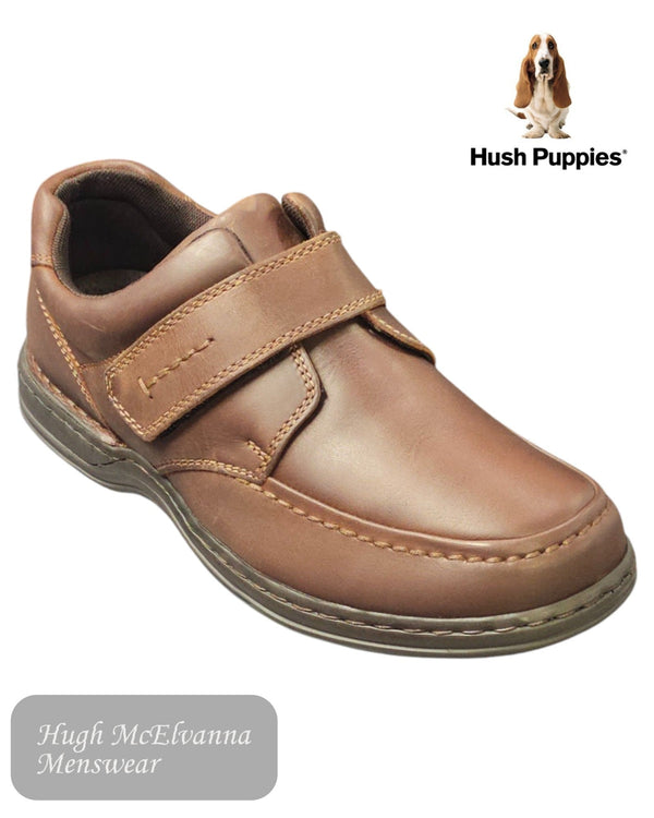 Hush Puppies Roman Velcro Walking Shoe - Hugh McElvanna Menswear