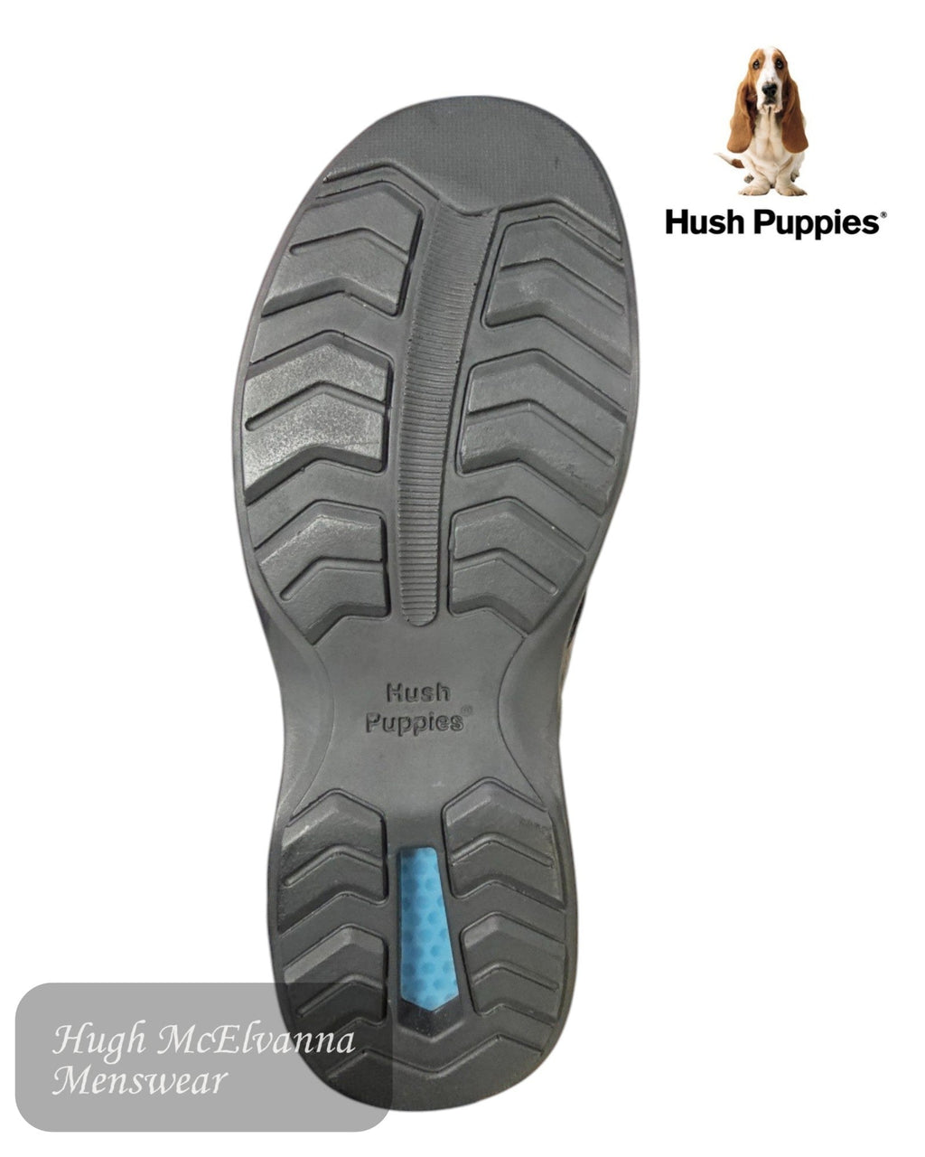 Hush Puppies Roman Velcro Walking Shoe - Hugh McElvanna Menswear